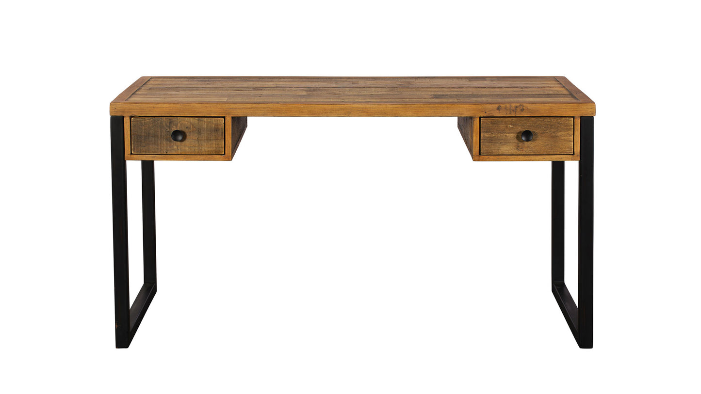 rustic desk natural wood