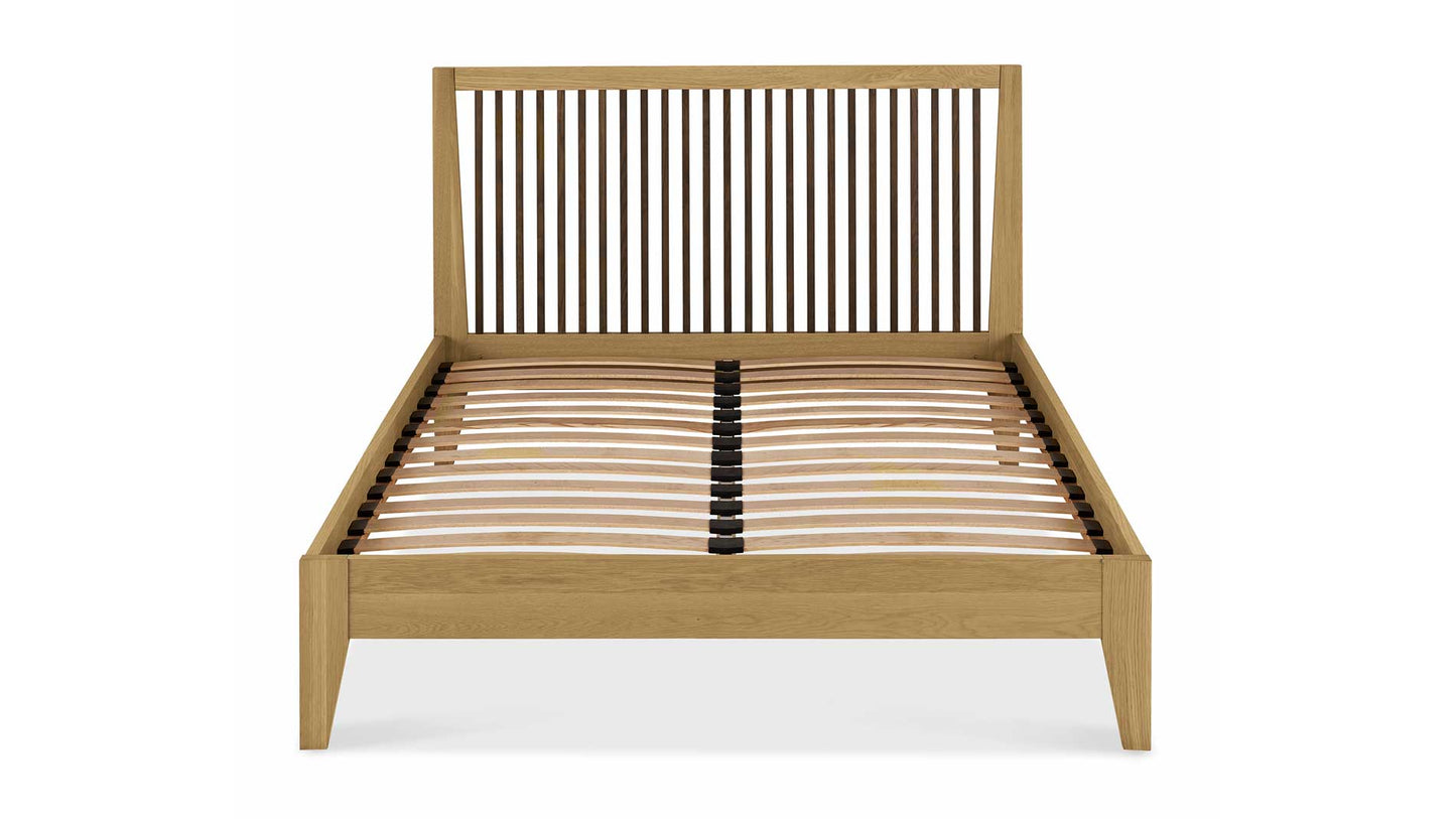 oak king bed frame