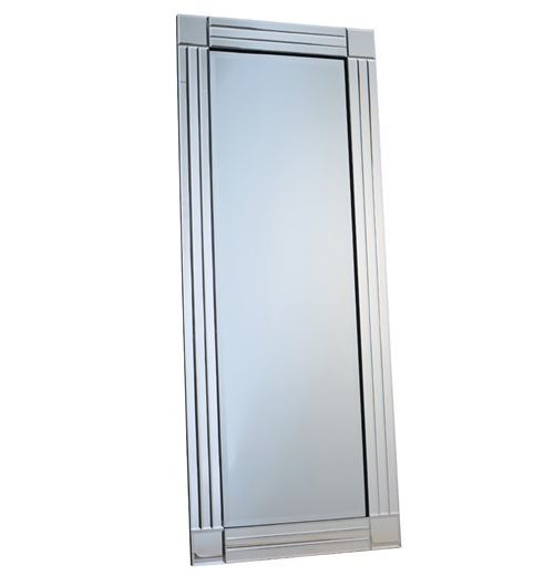 Triple Beveled Mirror Long
