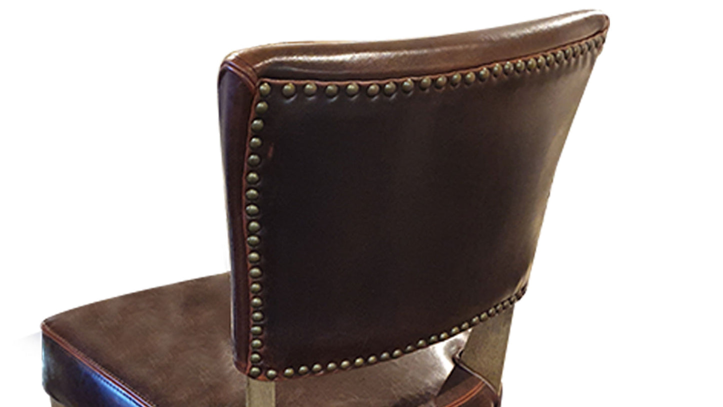 bar chair with studded trim