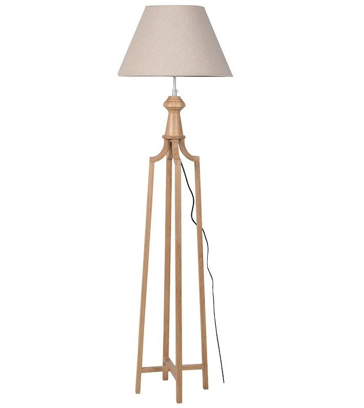 Wood Frame Floor Lamp