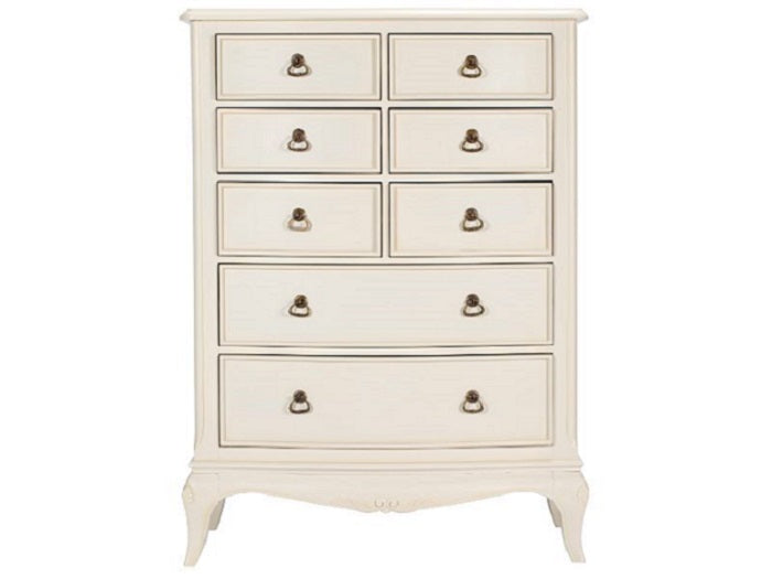 Toulouse 8 Drawer Tall Wide Chest