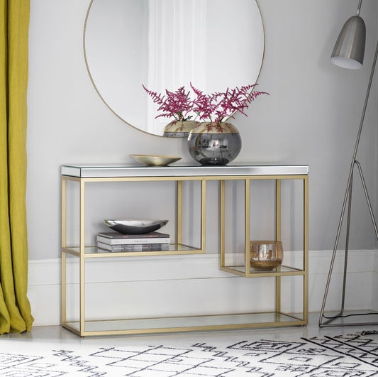 Pippa Console Table Champagne