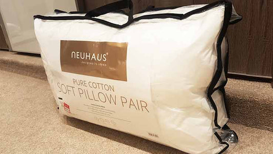 Neuhaus Gold Cotton Soft Microfibre 2pk Pillows