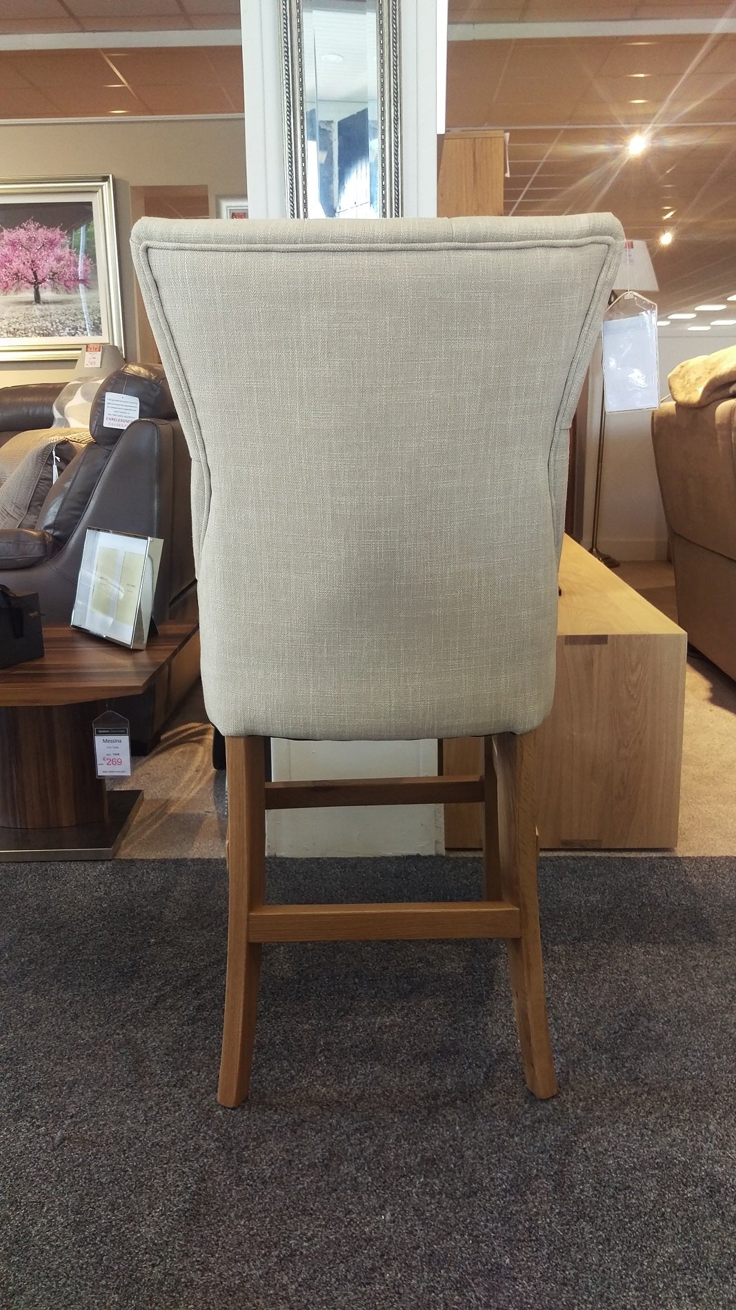 Zoe Bar Stool - Buttermilk