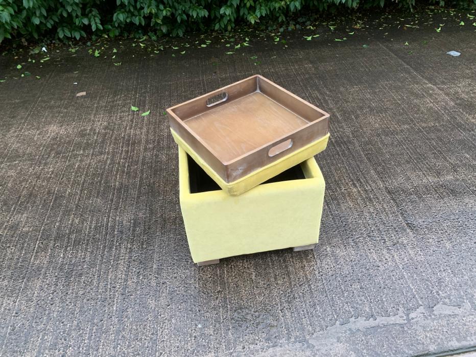 Tea Tray Storage Stool