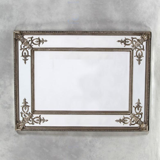 Silver French Mirror