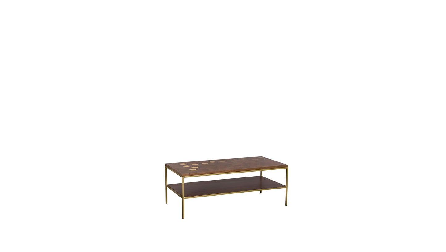 coffee table with shelf mango wood