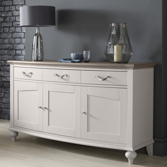 Montreux Large Sideboard - Soft Grey