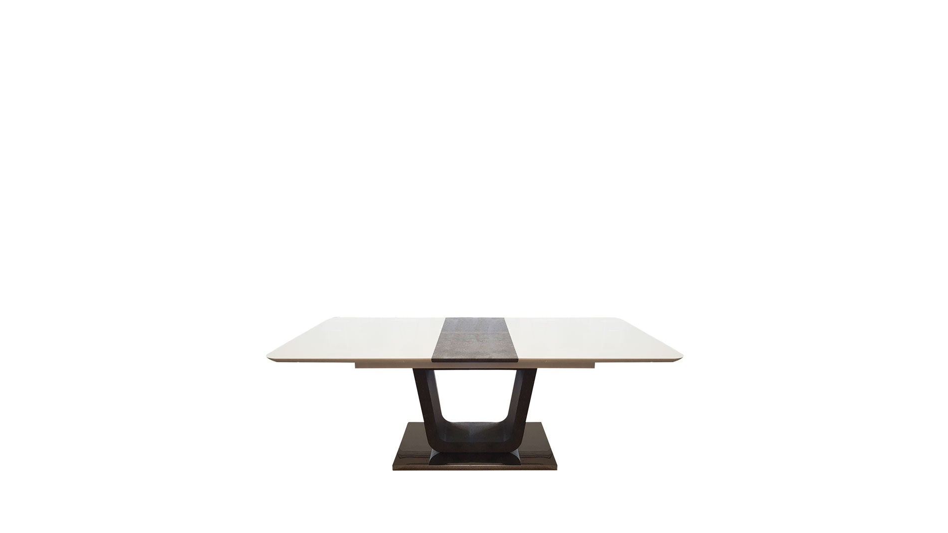 white 1.6m dining table