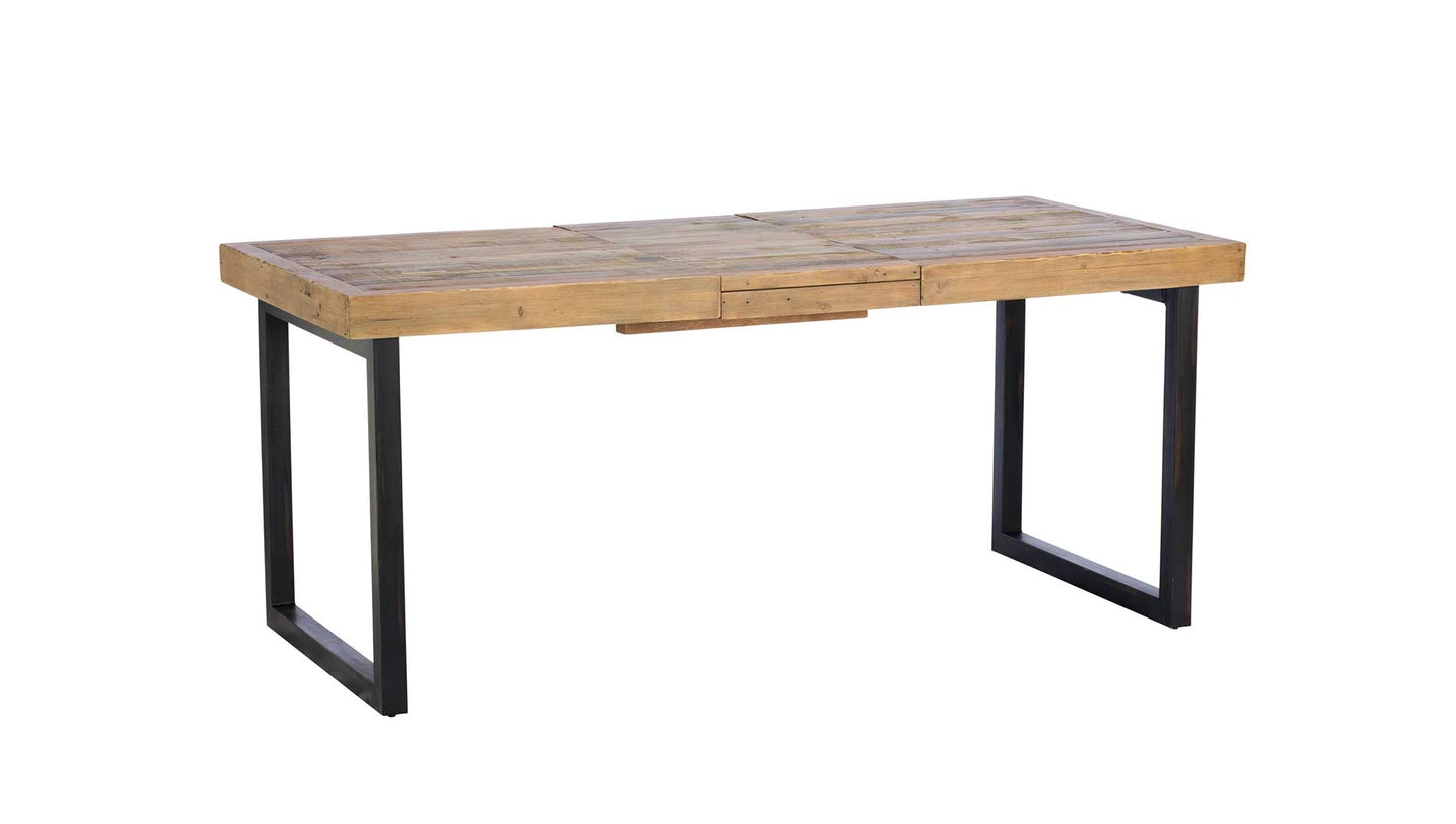 rustic extending dining table
