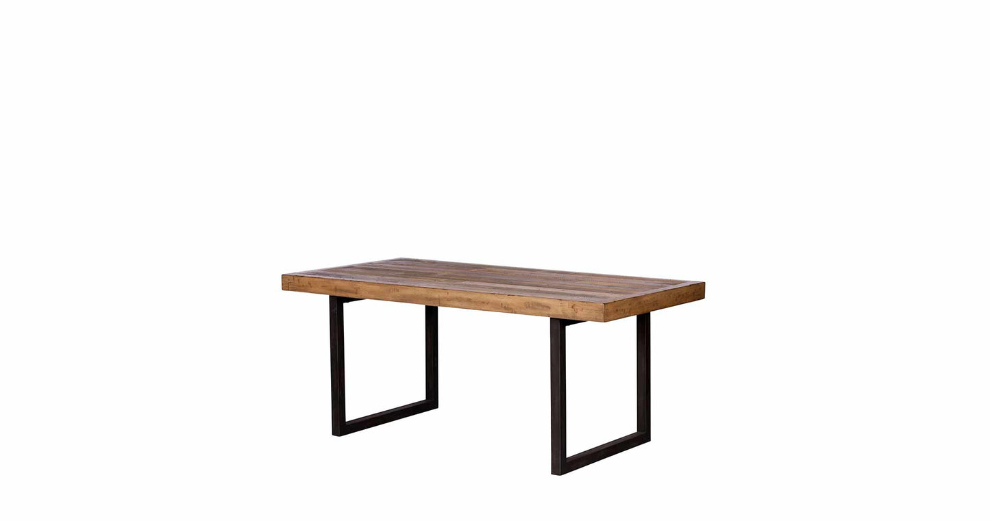 Nixon rustic wood dining table