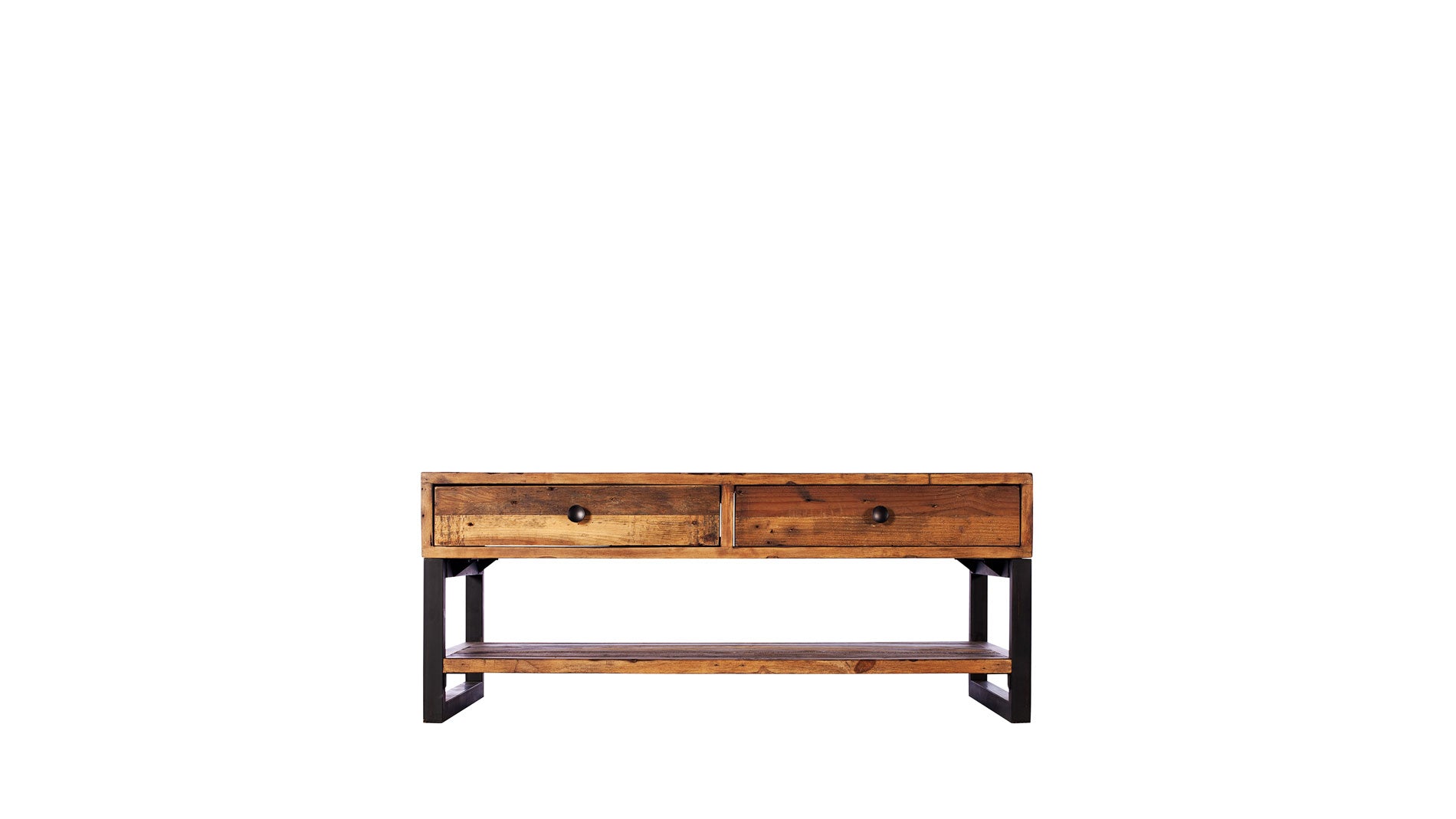 rustic wood coffee table