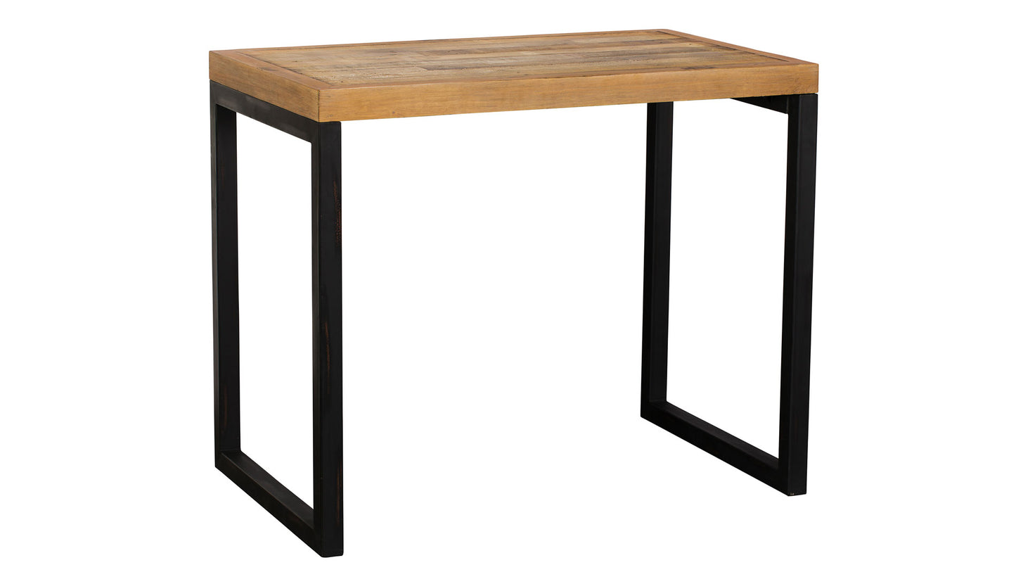 Rustic wood bar table