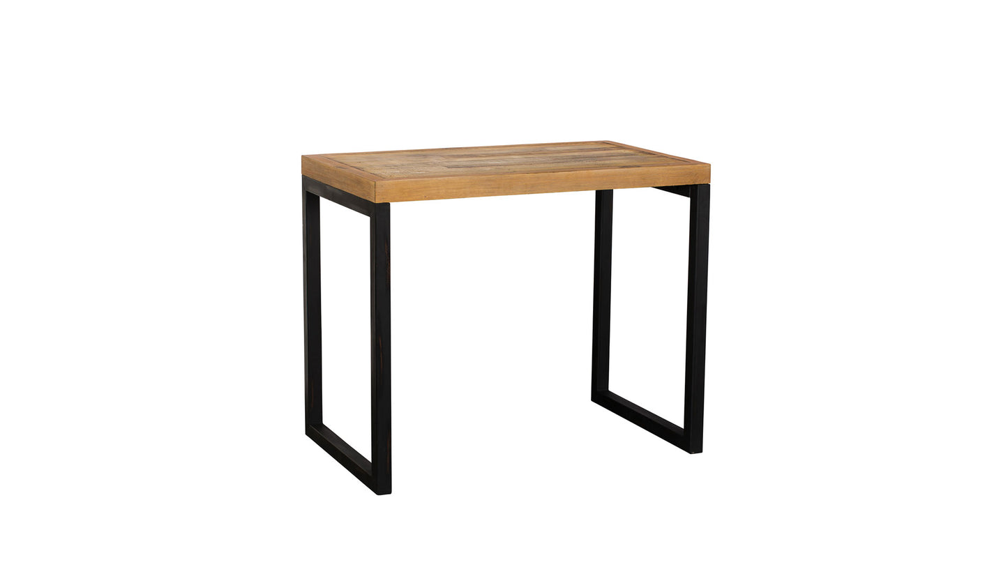 Rustic wood bar table