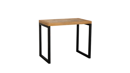 Rustic wood bar table