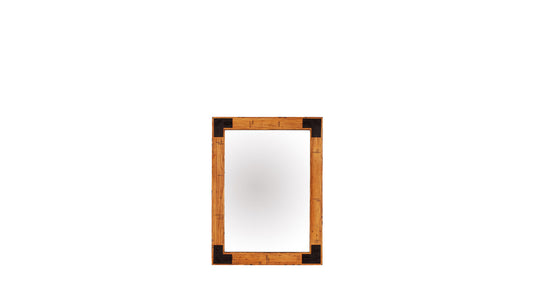Rustic wood wall mirror