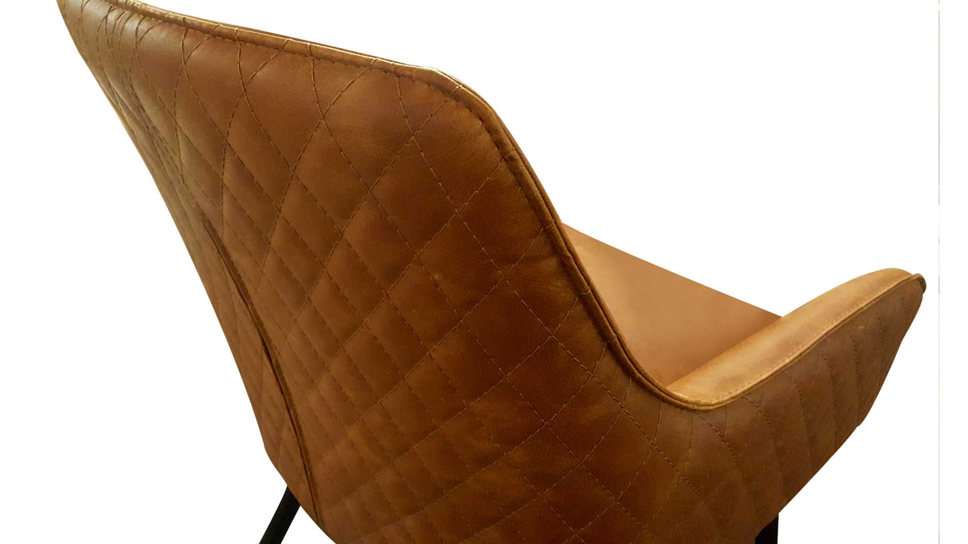 faux leather dining chair tan or grey