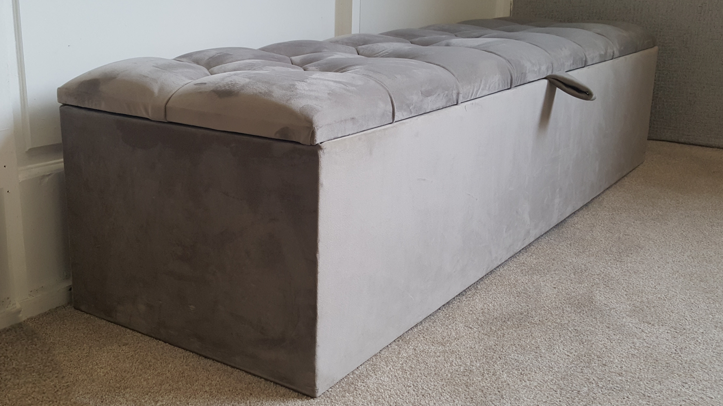 Parisian 5ft Blanket Box Velour