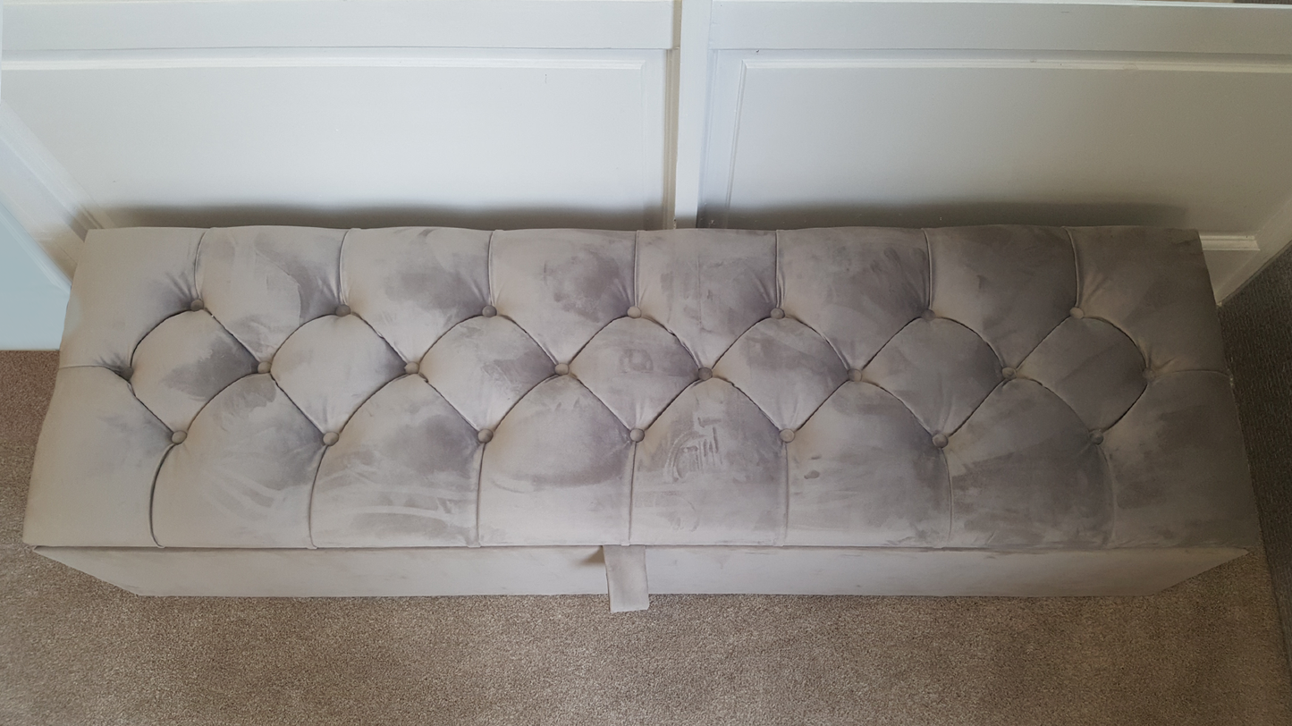 Parisian 5ft Blanket Box Velour