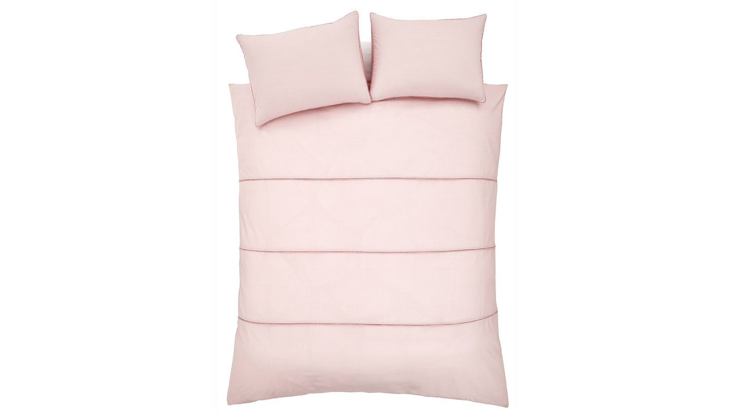 Pom Pom blush duvet set