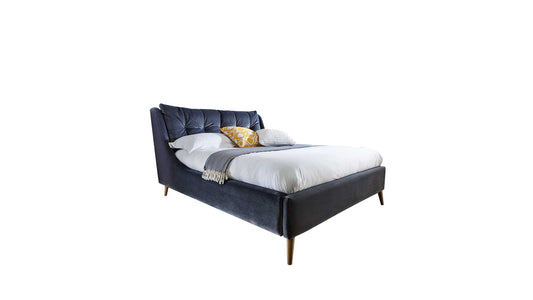 king bed frame velvet