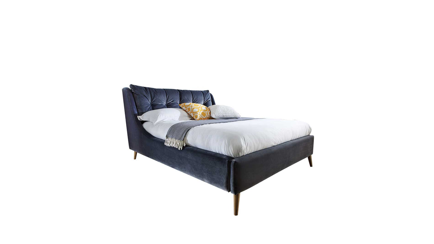 king bed frame velvet