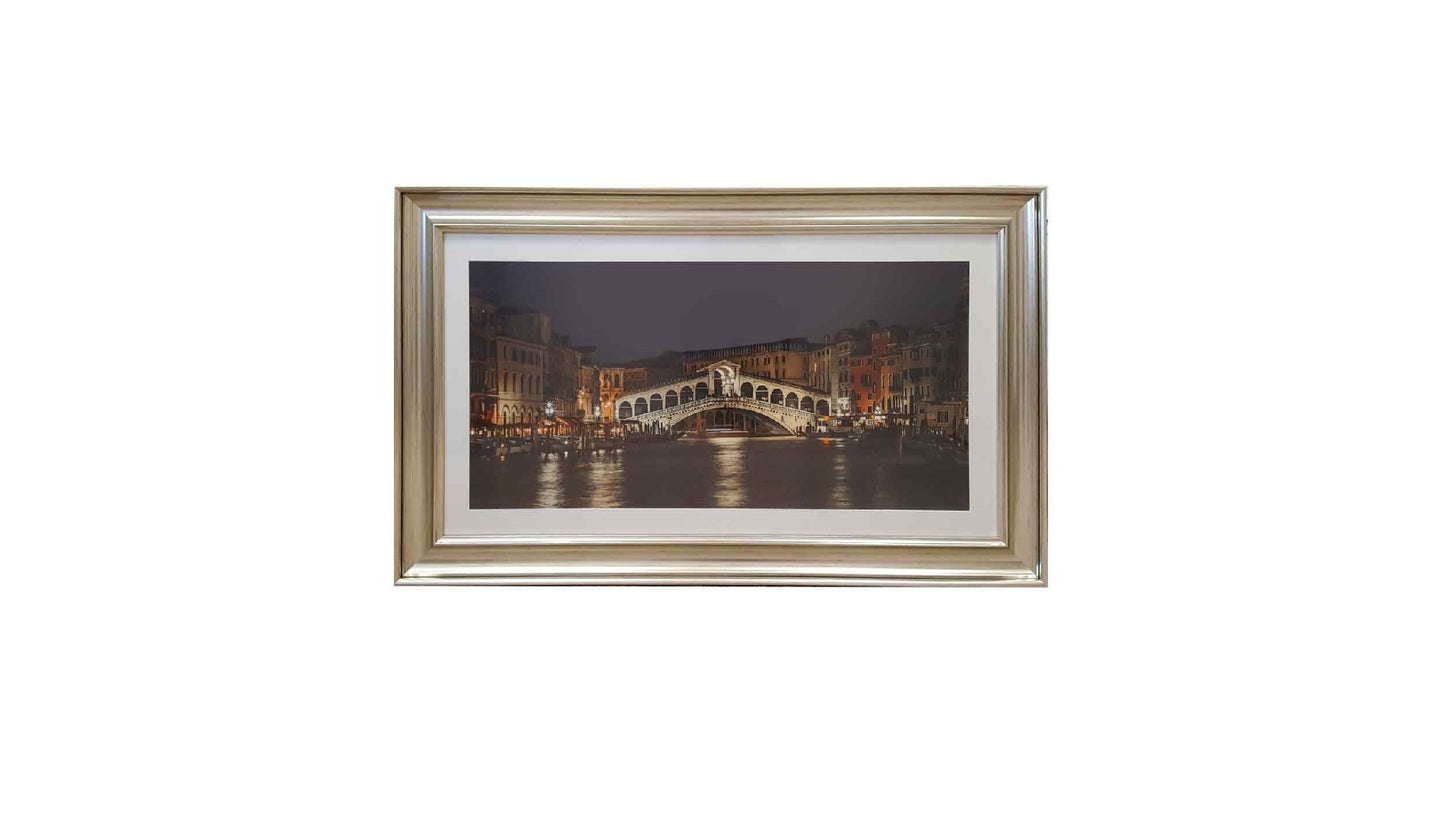 Rialto Bridge At Night