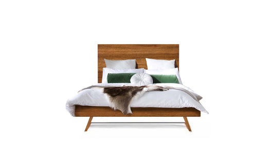 modern oak bedroom furniture, minimalist bed frame