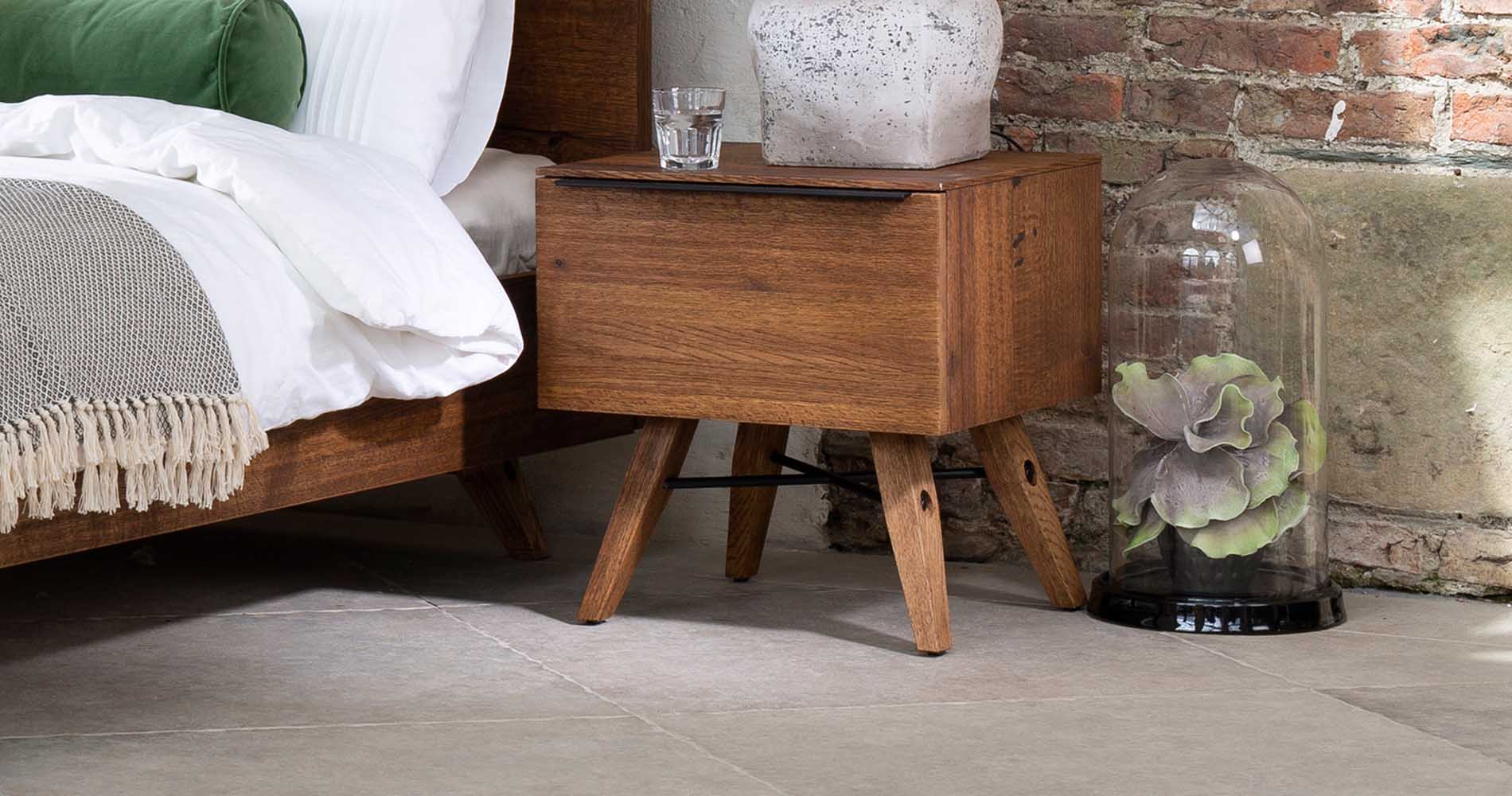 minimalist style bedroom locker, modern bedside table