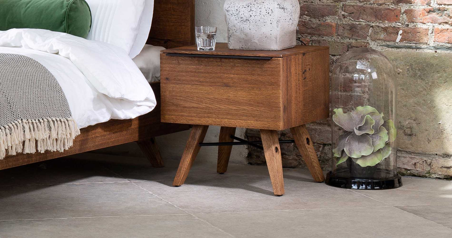 minimalist style bedroom locker, modern bedside table