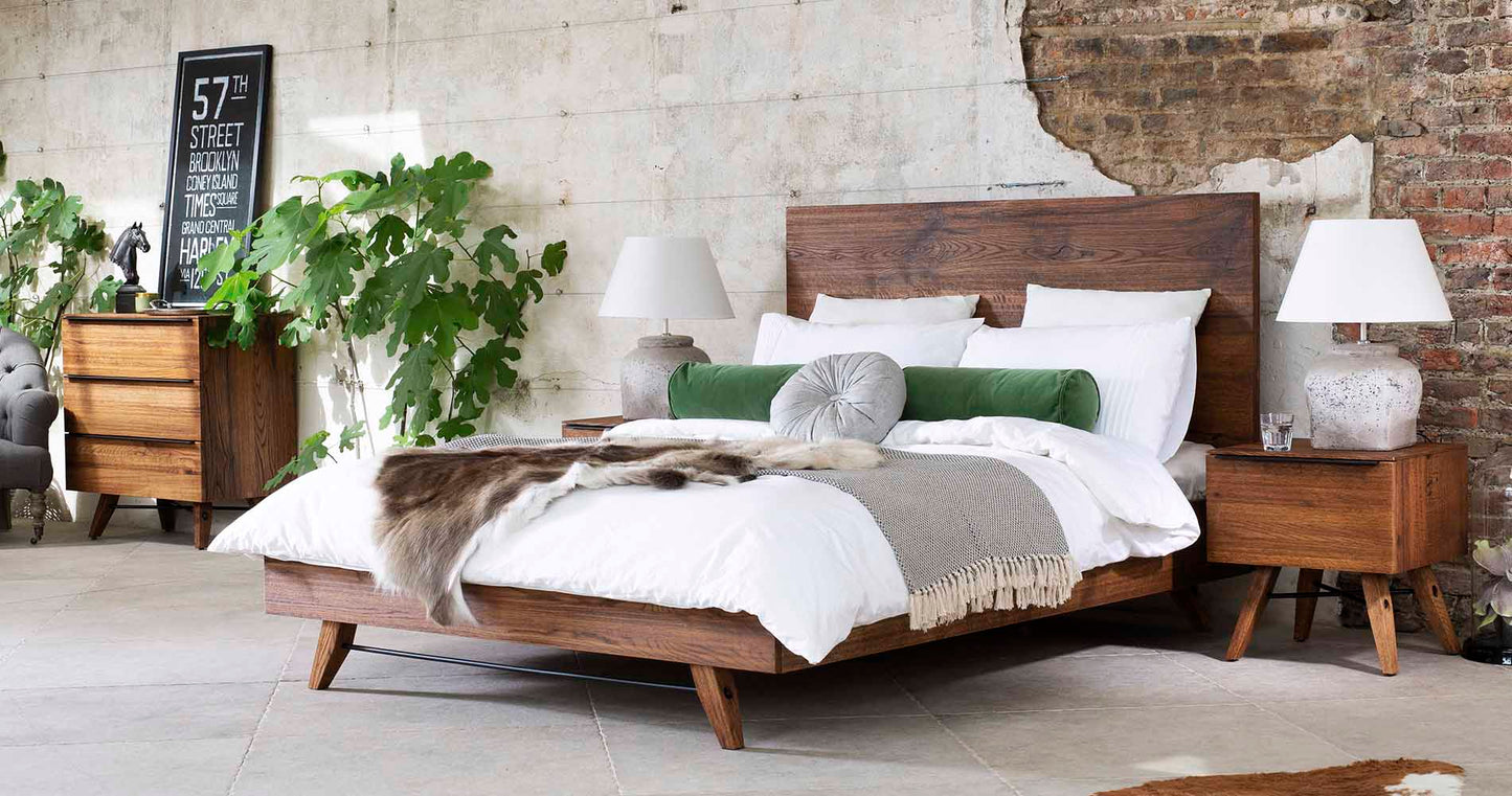 Naples oak bedroom range, modern bedroom furniture