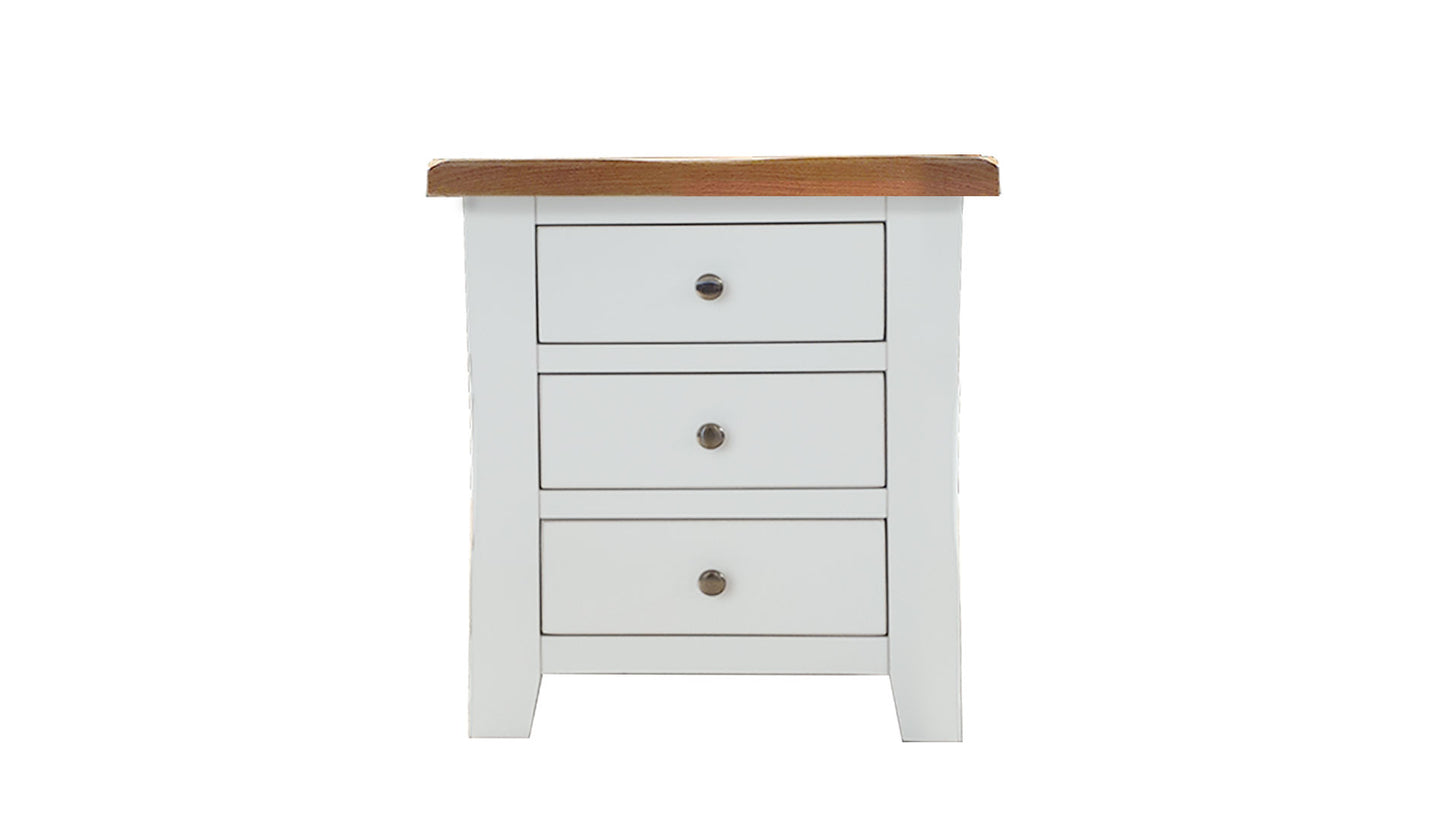 Somerset 3 Drawer Bedside Table