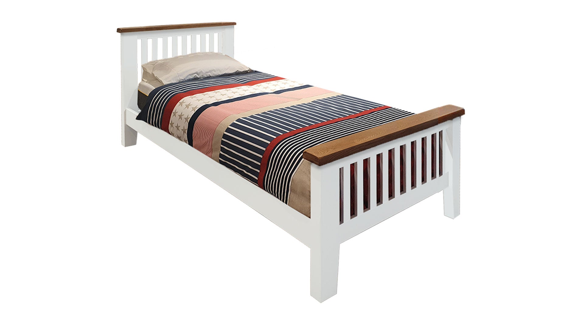 white boys bed frame for boys room