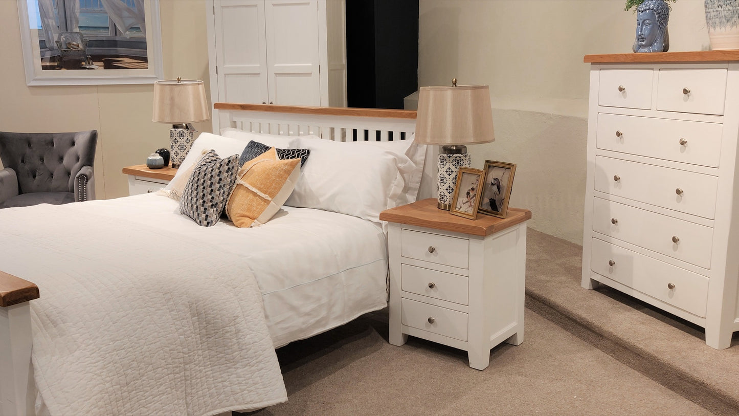 Somerset 3 Drawer Bedside Table