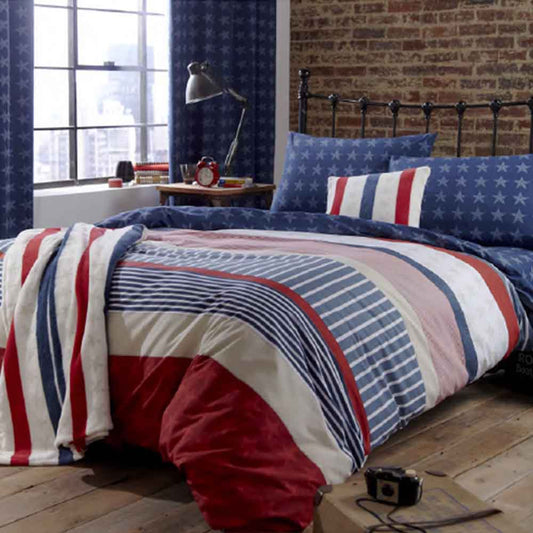 Stars & Stripes Duvet Set: Various Sizes