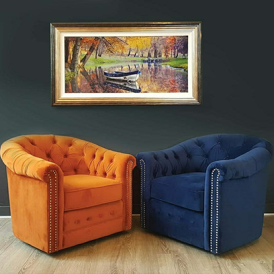 Vintage Swivel Tub Chair