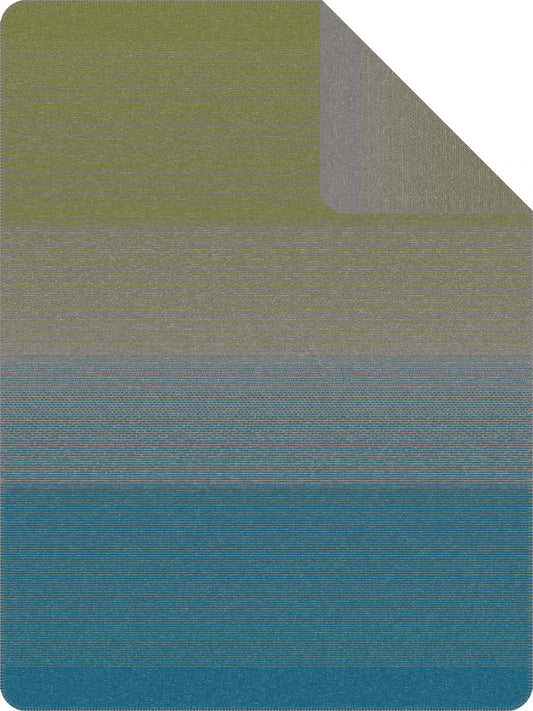 Toronto Blue & Green Throw.