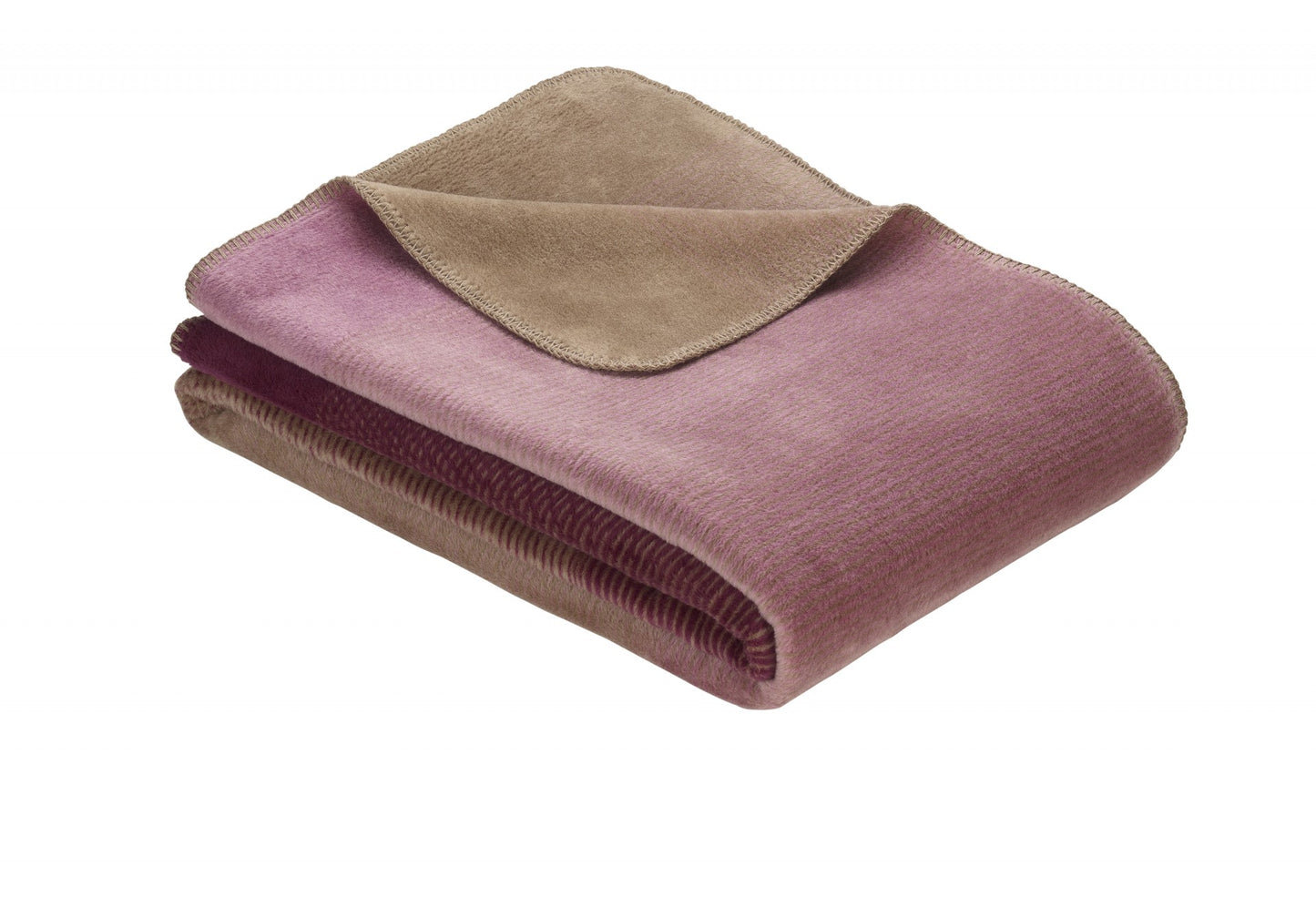 Toronto Purple & Beige Throw