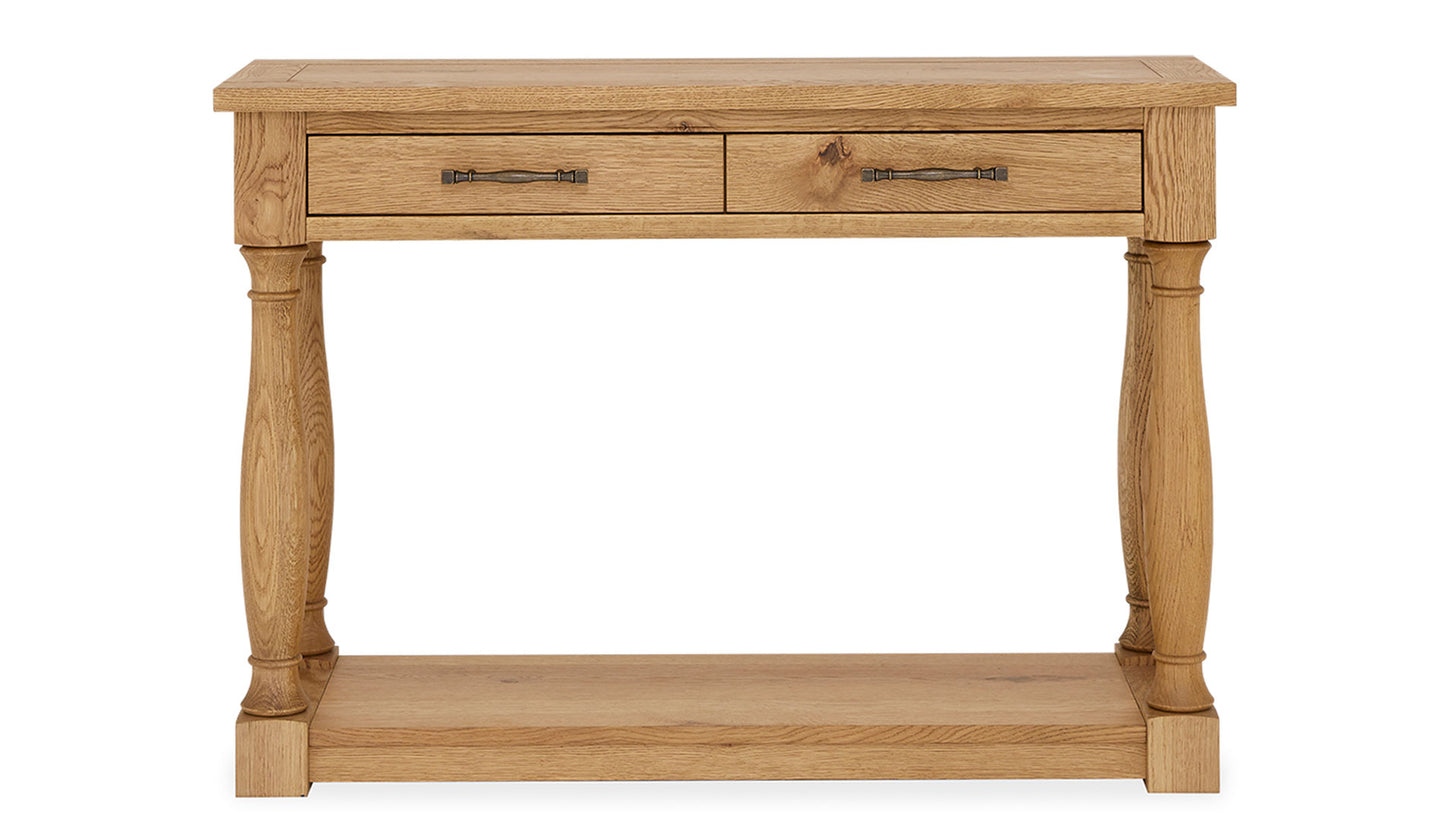 Westbury Rustic Oak Console Table