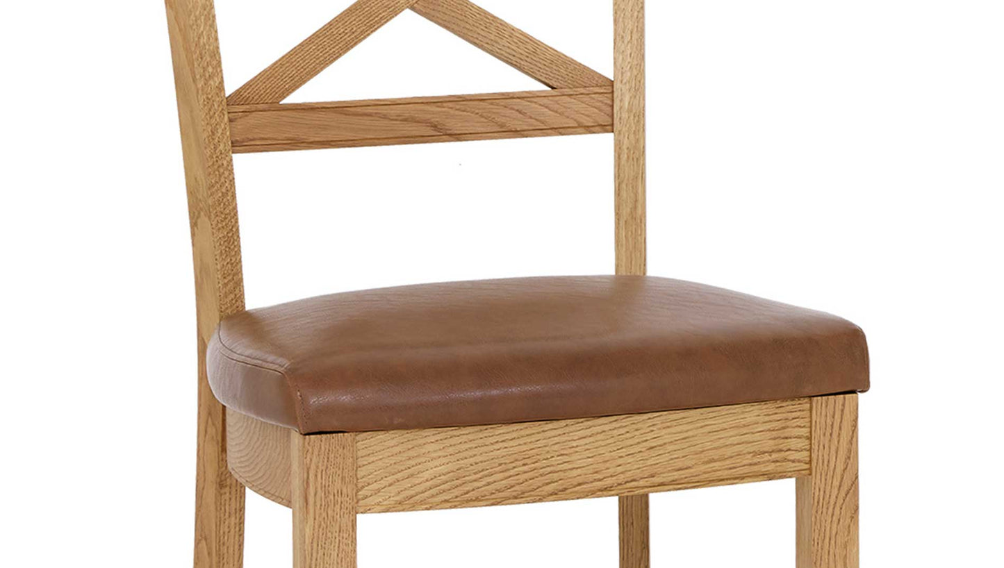 x-back dining chair oak dining chair