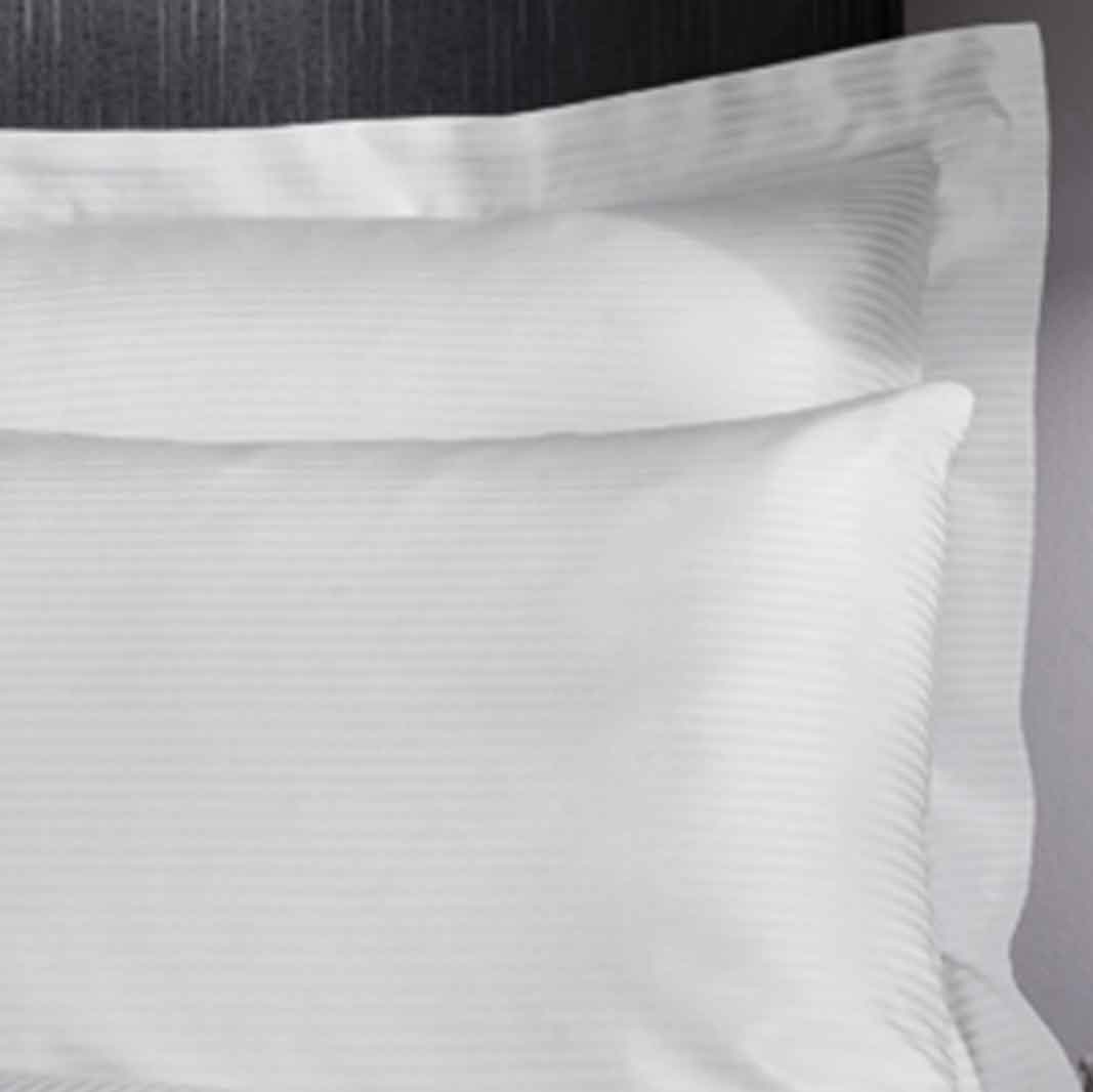 White Stripe Duvet Set: Various Sizes