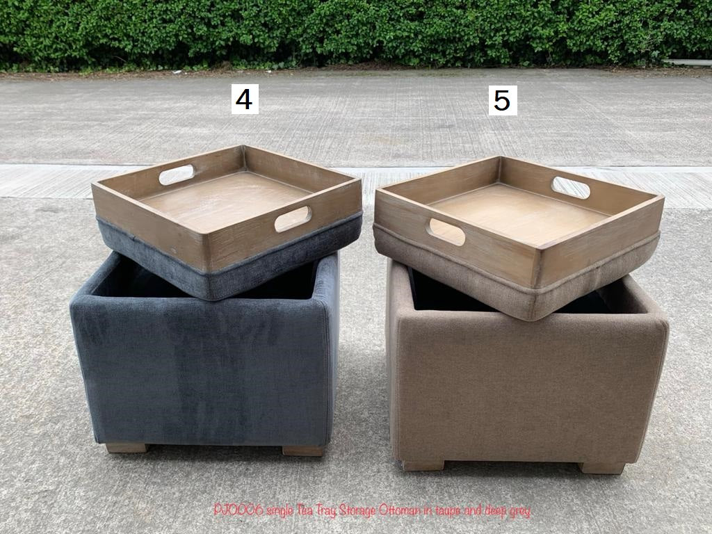Tea Tray Storage Stool