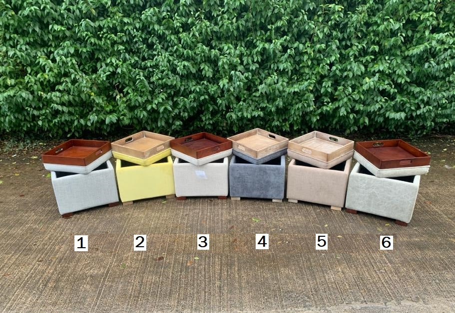 Tea Tray Storage Stool